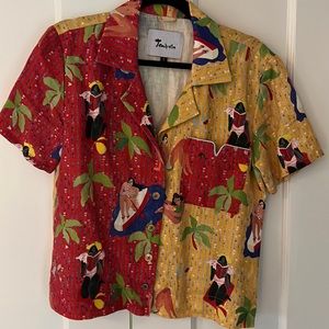 Tombolo Hawaiian Shirt and Matching Bow